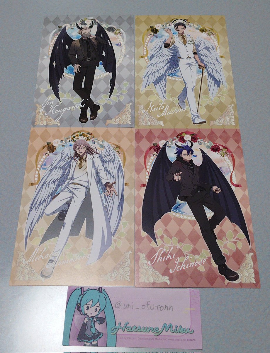 uni_ofutonn's tweet photo. 交換 桃源暗鬼 天使と悪魔 特典 ポストカード ポスカ クリアカード

譲）画像1枚目、2枚目無印
無蛇野 一ノ瀬 皇后崎 桃寺 花魁坂

求）同種 淀川、2枚目👑＞💖

bio欄記載日＞別日大阪手渡し
郵送なし

検索からでもお声がけよろしくお願いいたします🙇‍♀️ https://t.co/CyqiYQgC00