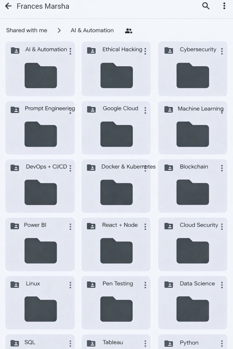 🚨 119𝐆𝐁+ 𝐆𝐎𝐎𝐆𝐋𝐄 𝐃𝐑𝐈𝐕𝐄 — 𝐀𝐋𝐋 𝐏𝐀𝐈𝐃 𝐂𝐎𝐔𝐑𝐒𝐄𝐒 🚨

𝐌𝐢𝐬𝐬𝐞𝐝 𝐢𝐭 𝐥𝐚𝐬𝐭 𝐭𝐢𝐦𝐞? 𝐈’𝐦 𝐝𝐫𝐨𝐩𝐩𝐢𝐧𝐠 𝐢𝐭 𝐚𝐠𝐚𝐢𝐧. 👌

This vault helped agencies close $9K+ clients using proven systems.

Inside the Drive:
📁 AI &amp; Automation
📁 Ethical Hacking