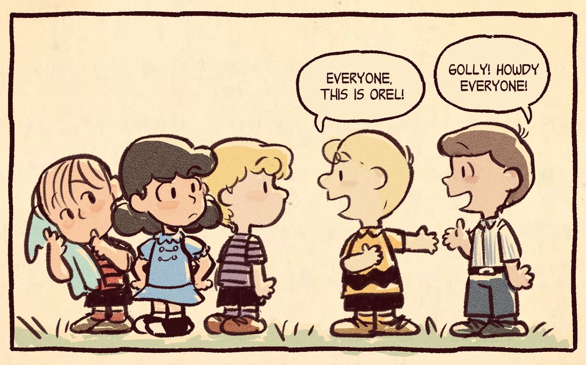 There’s a new kid in the neighborhood!
#peanuts #moralorel