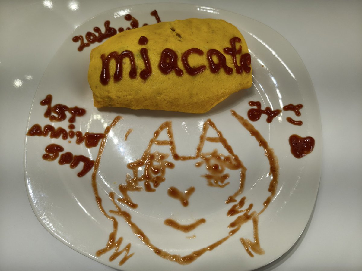 offshoreranikai's tweet photo. ミアカフェわず
みささん��初めましてのちゃむさんに自画像を描いてもらったよ https://t.co/fLawEonR5u