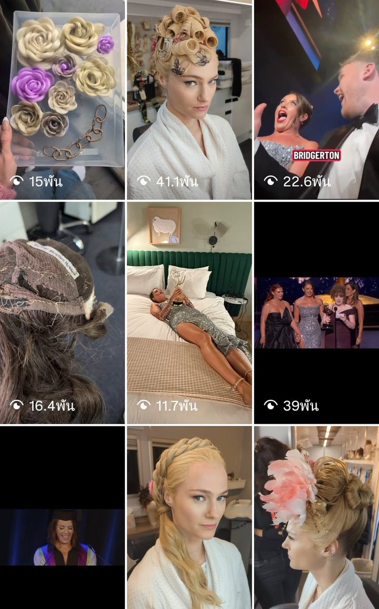 ถามว่าลูกรักแค่ไหน ช่างผม/ช่างเซ็ตวิกลงคลิปชีทุกวัน แม้แต่ตอนที่ซีรี่ส์ไม่ได้ฉาย ความเริ่ดอ่ะ คนทำงานก็สนุก นักแสดงก็จอย กำไรอยู่ที่คนดูล่ะ 😂