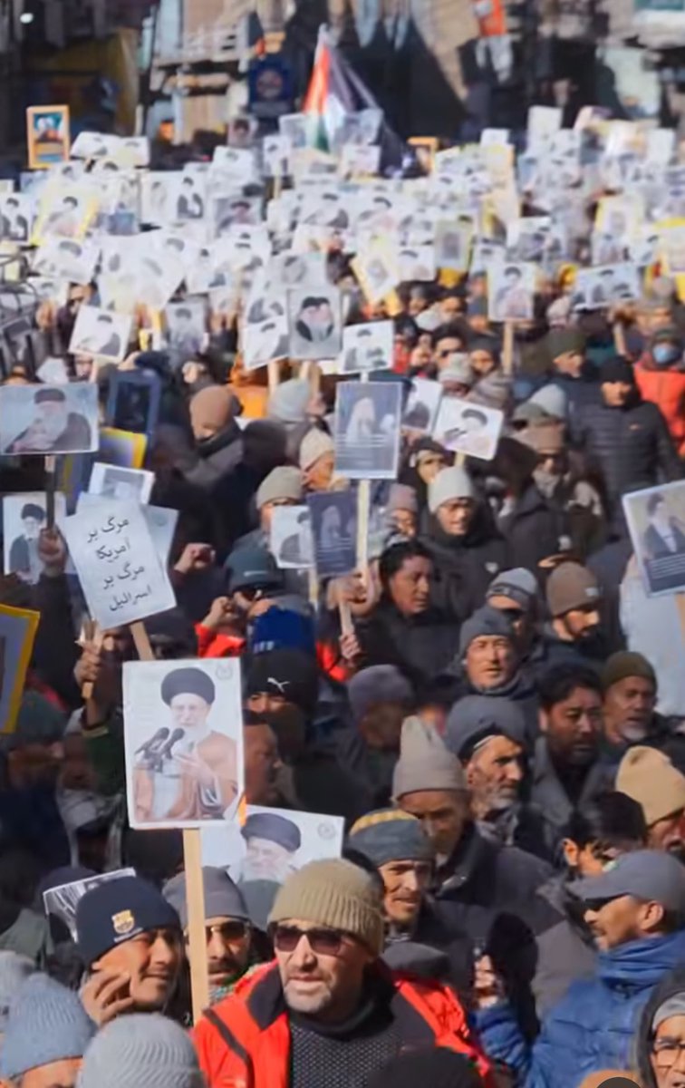 AbaIdrees's tweet photo. Mourning processions are underway across Kargil, Ladakh, for the martyrdom of Imam Khamenei. In this pivotal moment, unity is not optional but a sacred duty — we must stand firm for truth, justice, and uphold his legacy with unwavering strength.
#VoiceOfTheOppressed
#DefendTruth https://t.co/RDjogANbIm