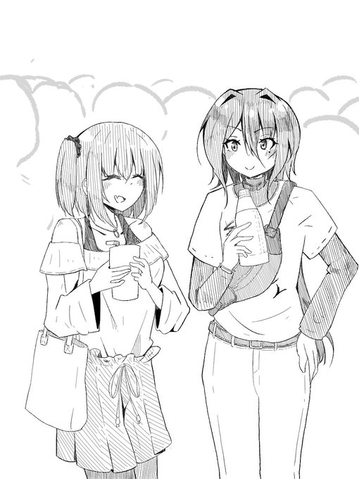 挿絵を描かせて頂きました! 雨の中おもらししちゃうヒナタちゃん……とてもかわいそうでかわいい……