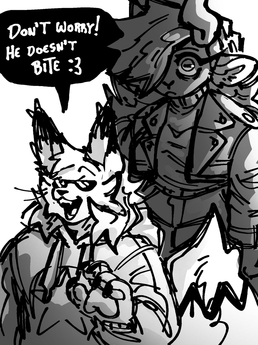 He very much bites. He does a lot worse, actually. 

Ft. My bouyfuriend <3
<a href="/DrFoxIsTBNK/">DrFox🆖</a>