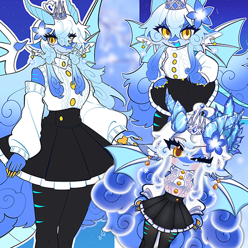 ❄️ Little game time! ❄️  
If you had ONE word to describe me, what would it be?  
I'm so curious to know your answers!! 🤣❄️🐉👑