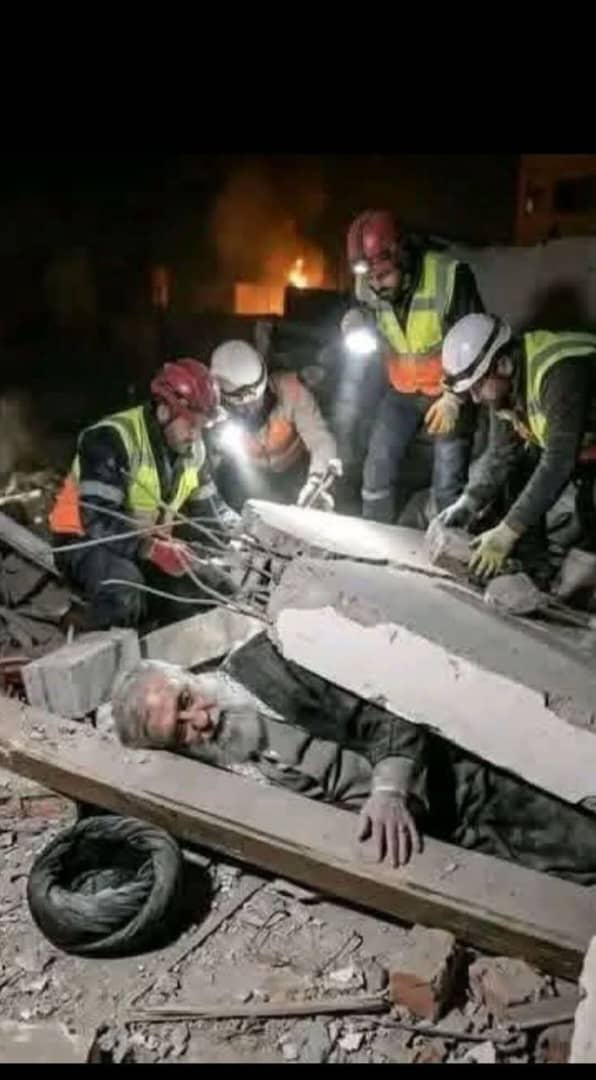 Moment the Supreme Leader Khamenei was found under rubble after his compound was struck.

With him, let’s hope go his barbaric legacy of rape, torture, and executions.

A new Iran is on its way.
#IranWar #Iran #Khamenei