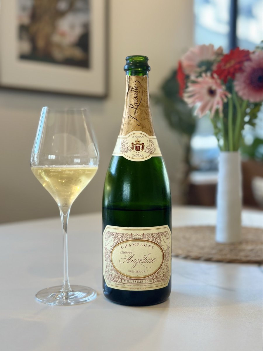 Pulled from the cellar for my wife's bday. Champagne J.Lassalle