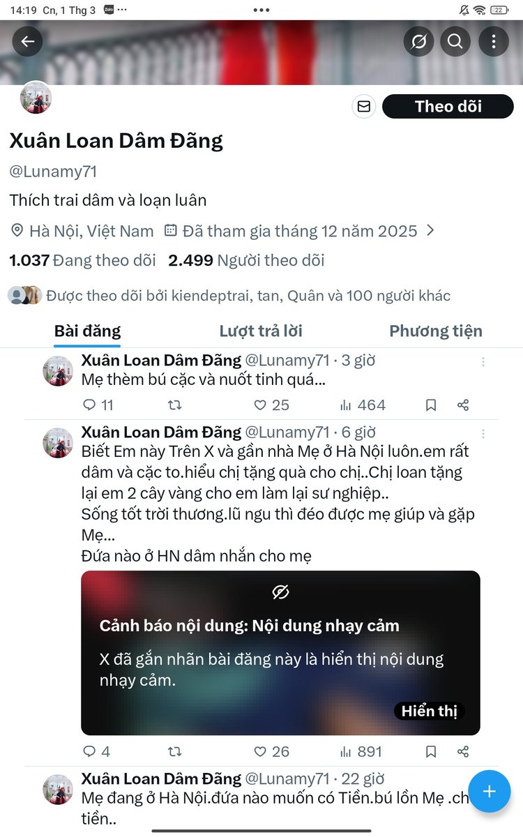 LiDieuNguyn1802's tweet image. Đây là bọn lừa đảo tiền phí môi giới 500k rồi chặn đấy nhé, mình đã bốc phốt nó từ lâu , con chó này hay bảo các em quay vid nude full mặt để khi các em bốc phốt nó hoặc k chuyển tiền là nó đăng lên FB và X