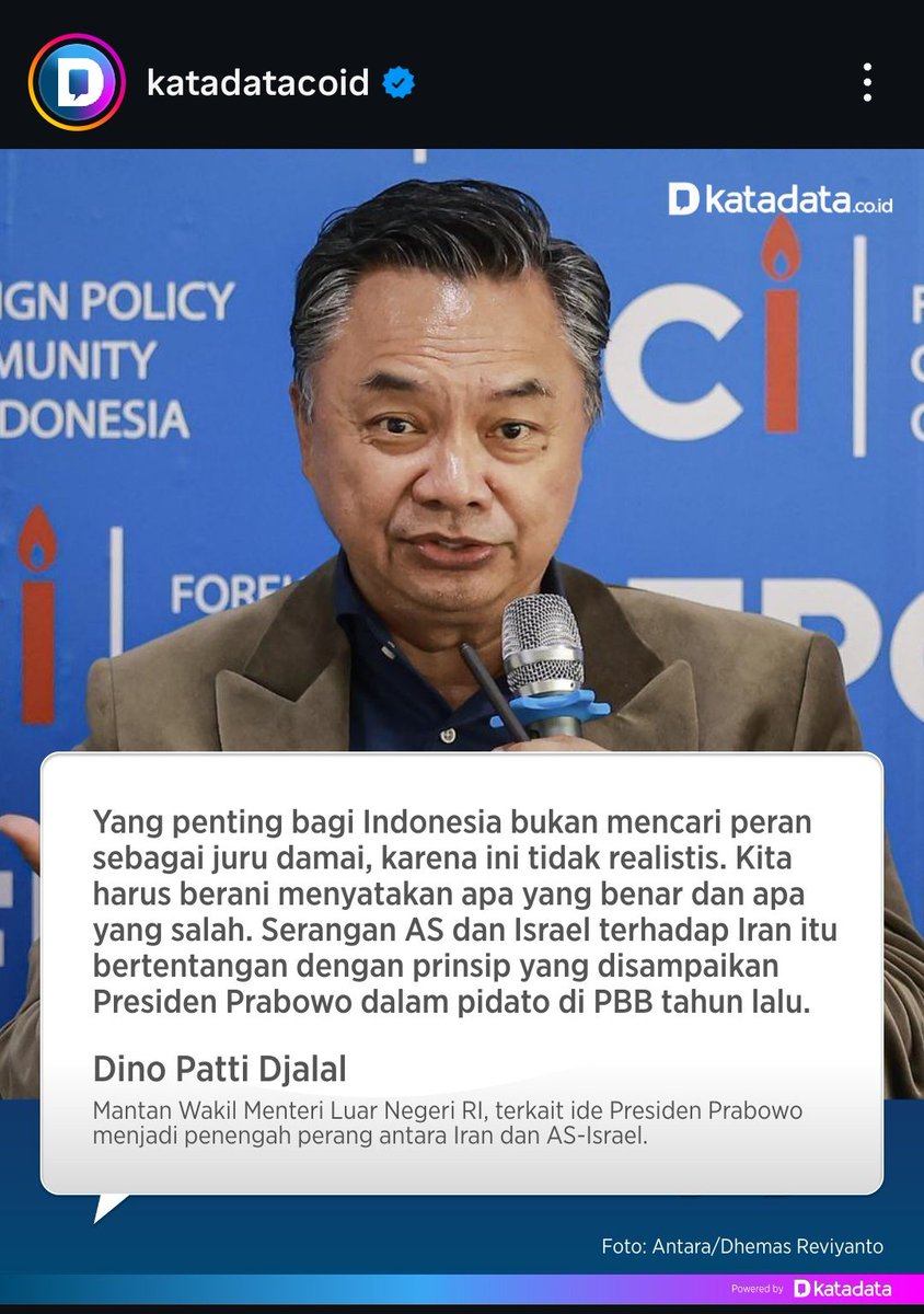 P3gEl's tweet photo. Beginilah seharusnya Indonesia bersikap terhadap konflik Iran vs Amerika dan Israel👍 https://t.co/6oNZCi4336