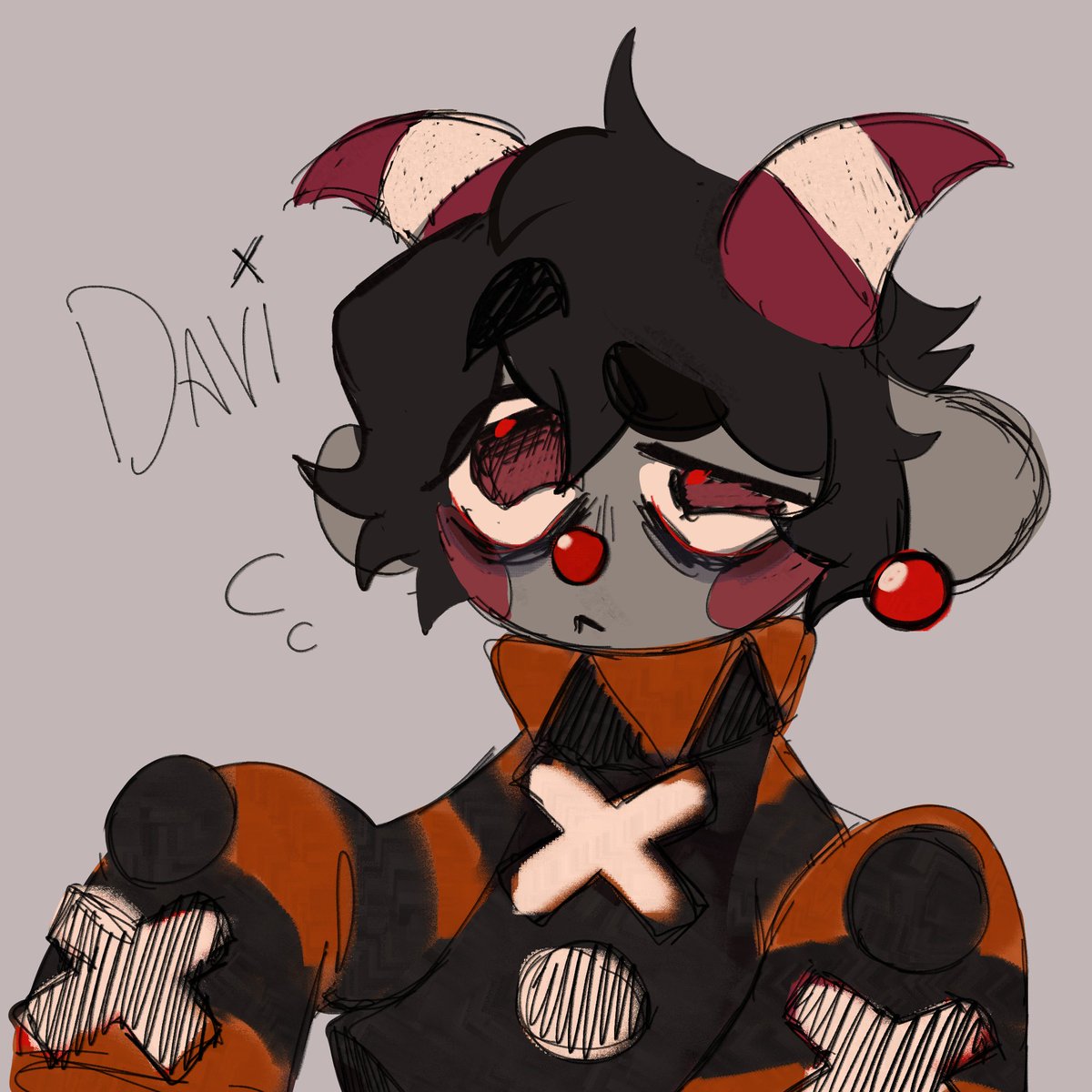 Update on this actually: We made a lil mascot named Davi and im making emotes of him (he goes by any but I personally call him a him)