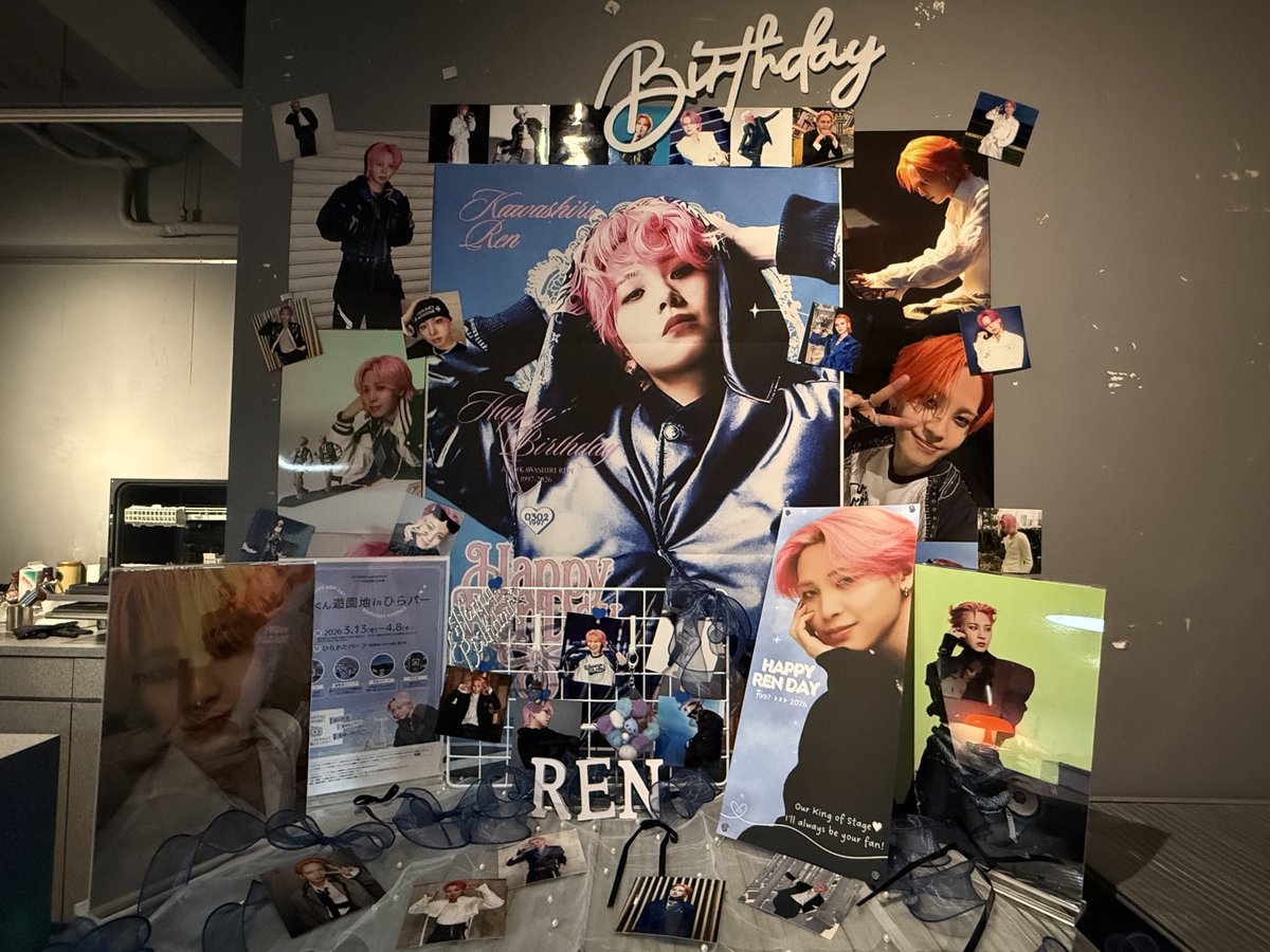 蓮くんのセンイルカフェへ💙 豆ちゃんのときでさえタイミング悪くて