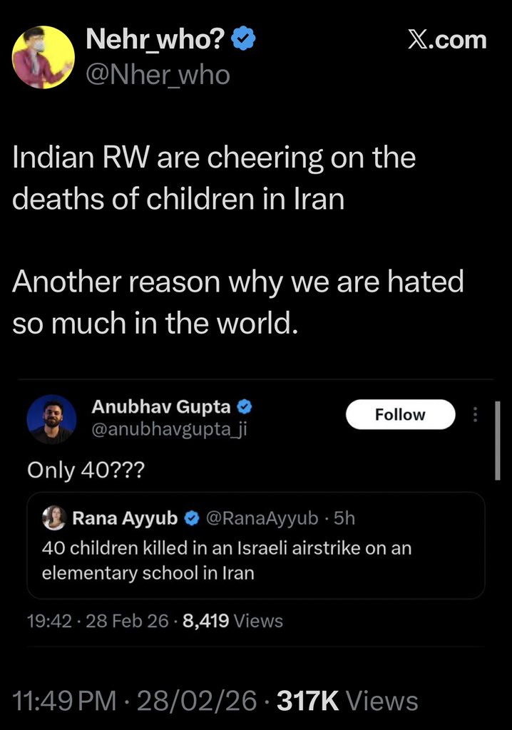 ShrivastavAni's tweet image. Chtmarica never spoke on Muslims cheering after #Pahalgam attack instead mocked it 
&amp;amp; goes on to lecture on hate 😏