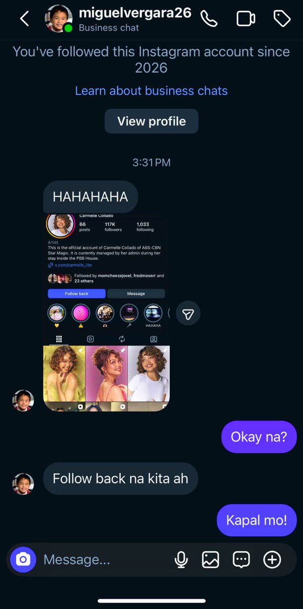 Carmelle Collado tweet media