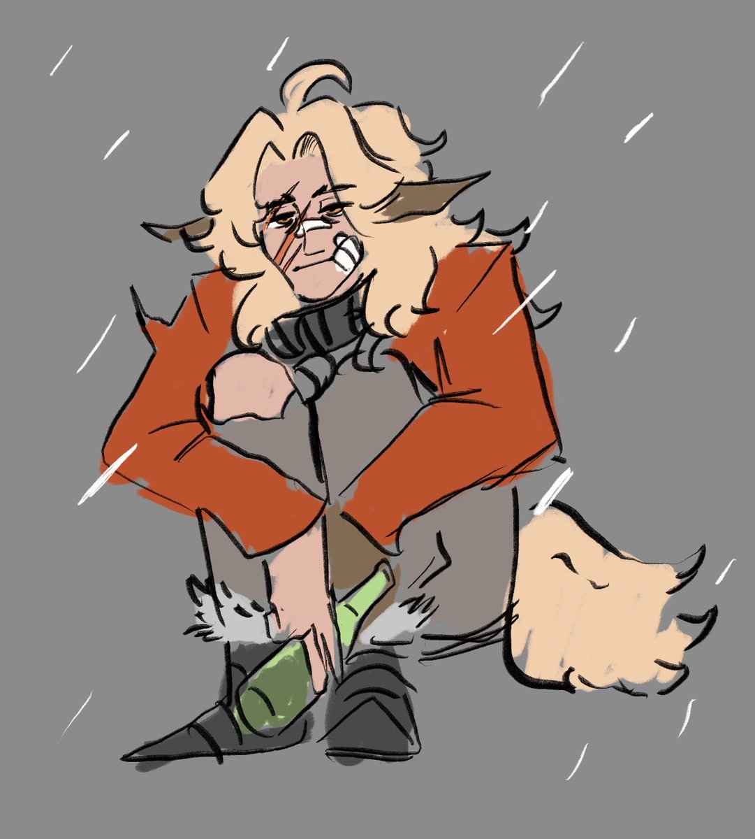 Just blew an 11-0 start, got demoted &amp; extended my loss streak to 7 in the same match. I uh…I think I’m done for the night  #deadlock #deadlockfanart #silver