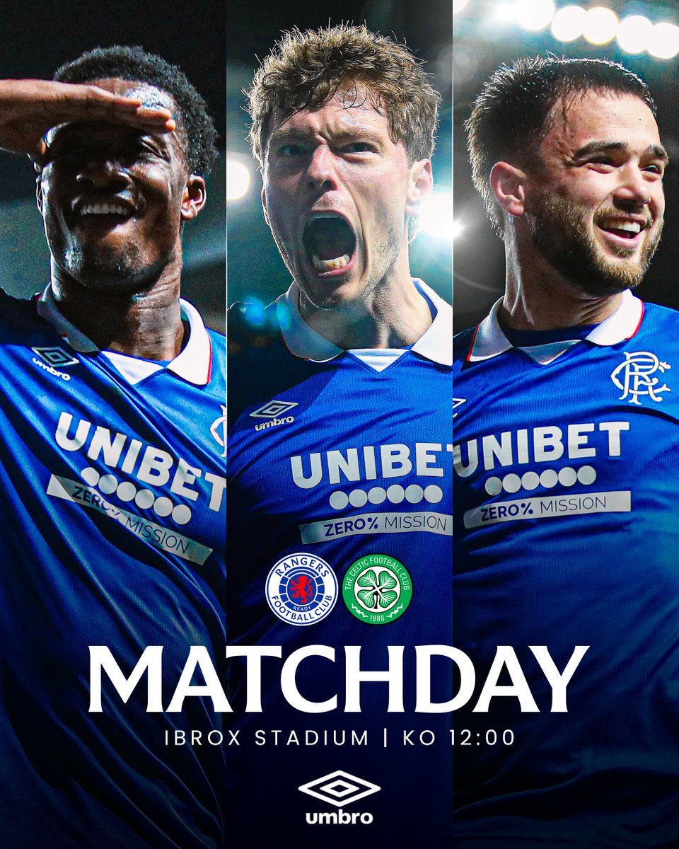 💙 MATCHDAY AT IBROX

👊 Celtic at home.

📺 Live on <a href="/SkySports/">Sky Sports</a>