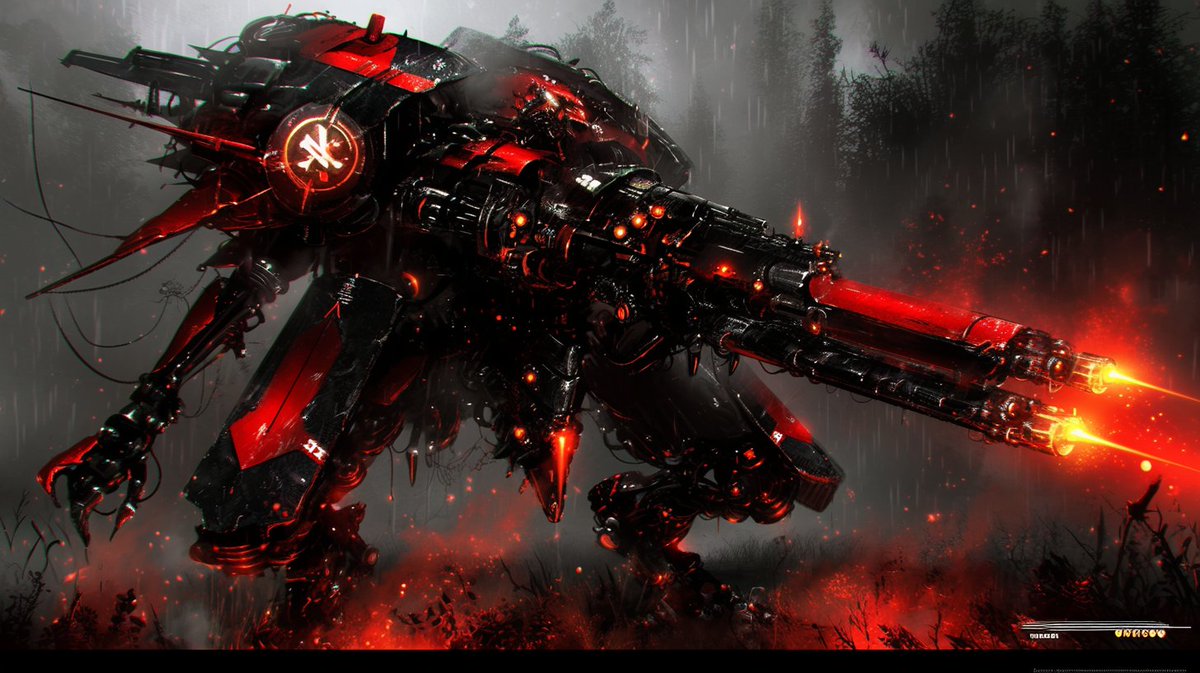kugerukokok's tweet image. i see lot of dark art, and mecha in my feed, so i decided to do mecha but with dark twist in post apocalyptic era, where everyone just trying to survive. 
since lot of things i want to cover, maybe i dedicated this theme for whole week ( hope you dont get bored ) feel free to