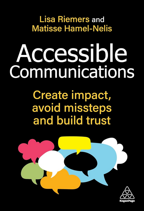 📓Accessible Communications
Authors: <a href="/lisariemers/">Lisa Riemers</a> <a href="/MatisseNelis/">Matisse Hamel-Nelis, ADS, CPACC (she/her)</a>
Publisher: <a href="/KoganPage/">Kogan Page Publishing</a> <a href="/KoganPageMktg/">Kogan Page Marketing Insights</a>

📚📓
<a href="/LanceScoular/">Lance Scoular🧭🌐The Savvy Navigator</a> 🧭🌐 Founder <a href="/KeyDirections/">Key Directions 🧭🌐🇦🇺</a> 🗺️
#amazoninfluencer #book #ad #amazonbooks #fromtheauthorsmouth #Accessible #Communications #Impact 

amazon.com/Accessible-Com…