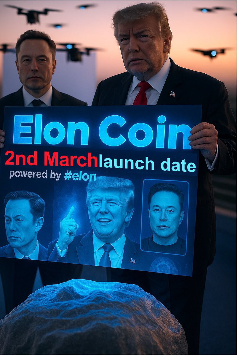 MARCH 2nd⏰ THE BIG DAY🚀
HURRY UP!! BUY $ELN NOW✅

You're lucky if you buy NOW, fill your bag with $ELN

✅ Listing Price $0.000015 per token.

Join now or never👇 ELON-COIN.webby.fun
Send $SOL;

A6hYw1RuNkovDX4b8DDnKrsX3Y7qU6SHQWfU74z4Q46h

0,5 $SOL =50M $ELN
1 $SOL - 100M