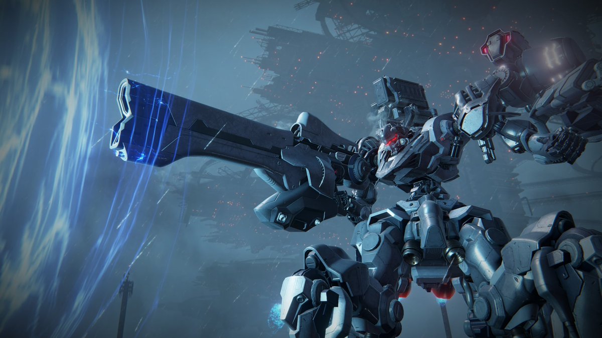 AC6写真部 照り返しもカラーリングの一つ 垂プラの紫電は光沢に映える