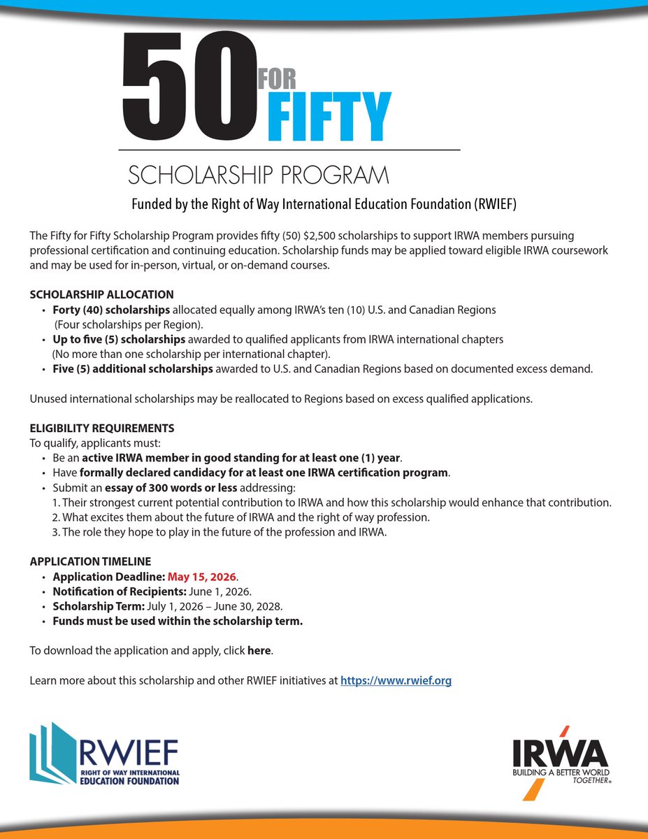 Right of Way International Education Foundation tweet media