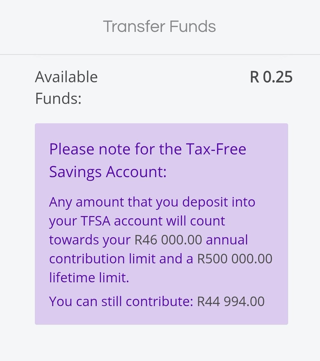 Happy New Tax Year 🎉🎉🎉

I had a leftover R1k to welcome the new year. May it be a fruitful TY2027 for us all.