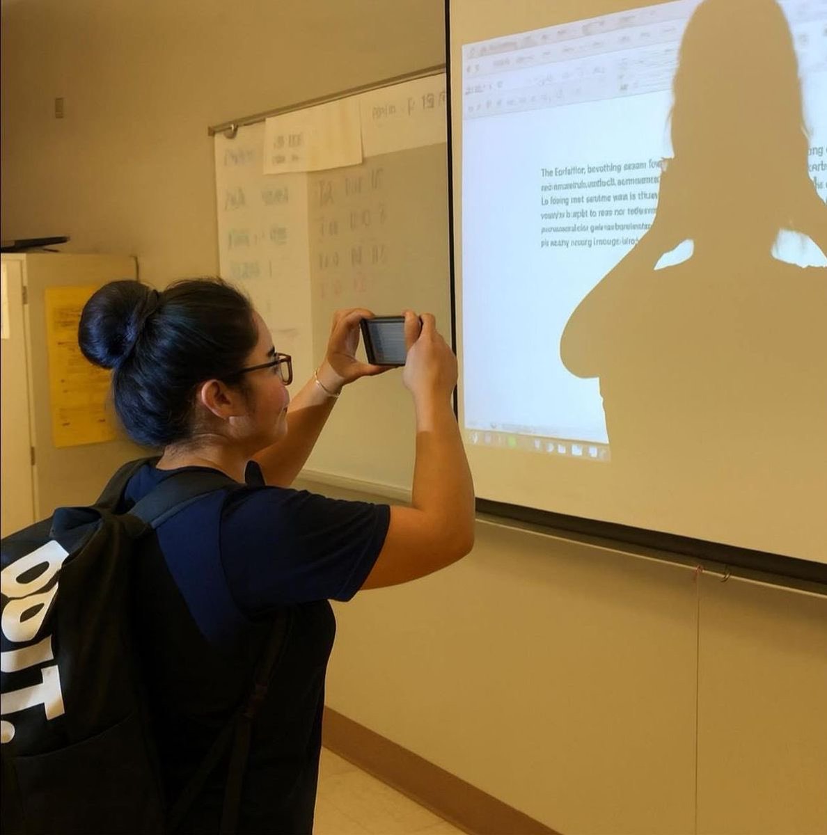 What she is doing 👀