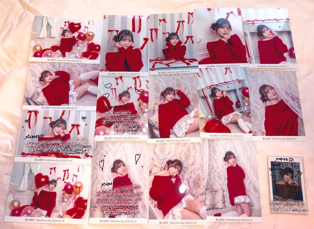 VDブロマイド全15種コンプできた🎉どの結衣ちゃん可愛くてめろめろ