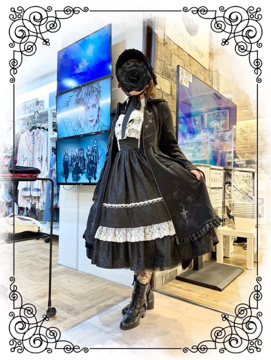 ご一緒にご来店✨ありがとうございます🙇🏻‍♀️ 可愛い薔薇のBLACK