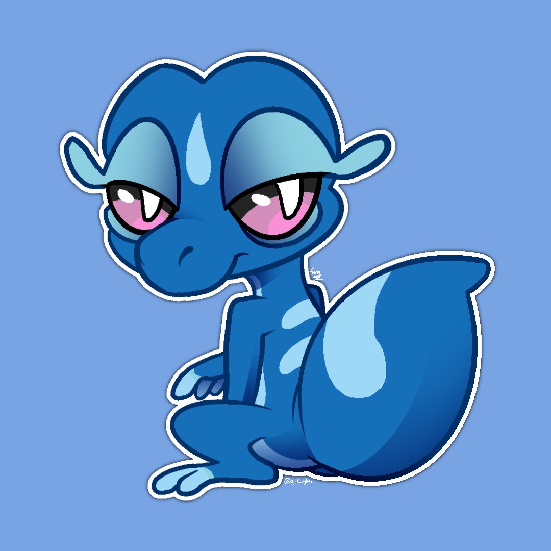 Bet you expected me to draw the bird first, didn’t you? 👀✨🦎 #PokemonWindsWaves #Gecqua