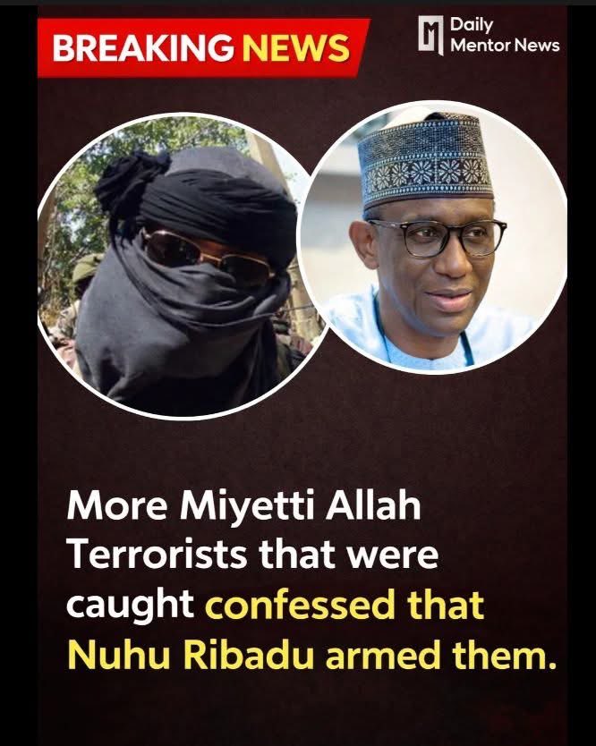 Same man is currently the National Security Adviser to the President of Nigeria.
Nuhu Ribadu
