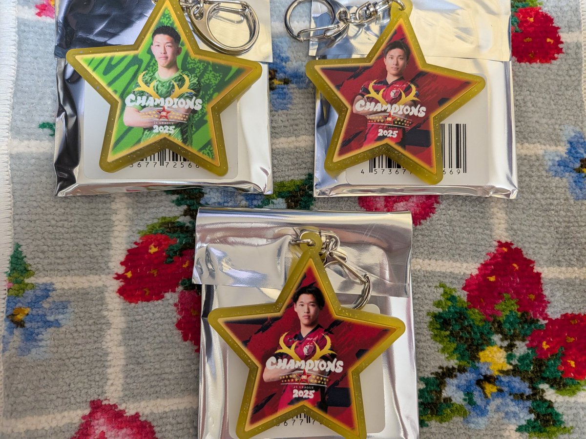 鹿島アントラーズ 優勝記念 ブラインド 交換 ①星型ラメラバー