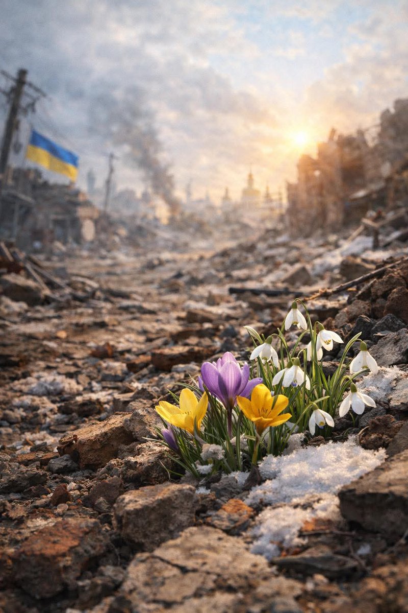 Der 1.März - Frühling

Für das 🇺🇦 Volk ist dieses Wort mit tief symbolischer Bedeutung.

Auch wenn der Winter extrem schwierig war, einem Genozid gleich, hat russland die Ukrainer:Innen psychologisch nicht gebrochen.

Danke allen in 🇦🇹, die helfen und an die 🇺🇦 glauben 

🇺🇦🙏🇦🇹