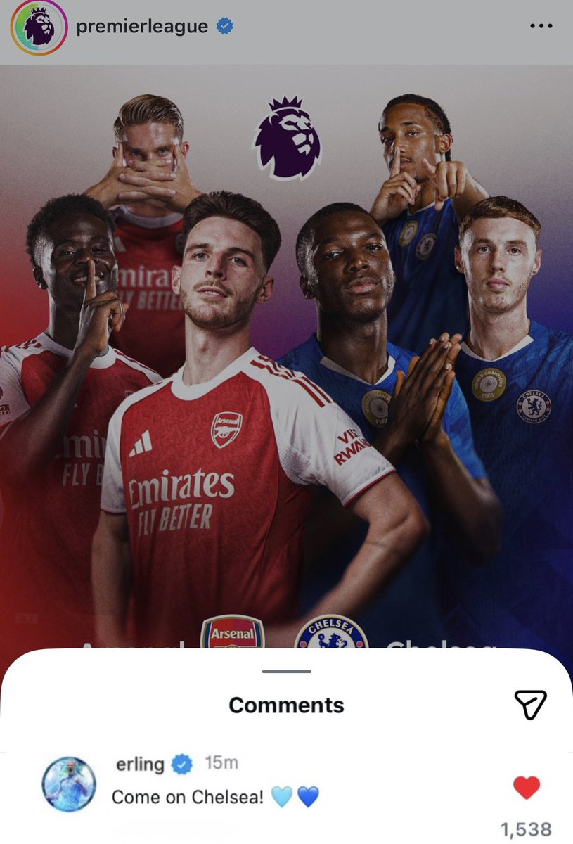 Harland self they support us 💙🤍