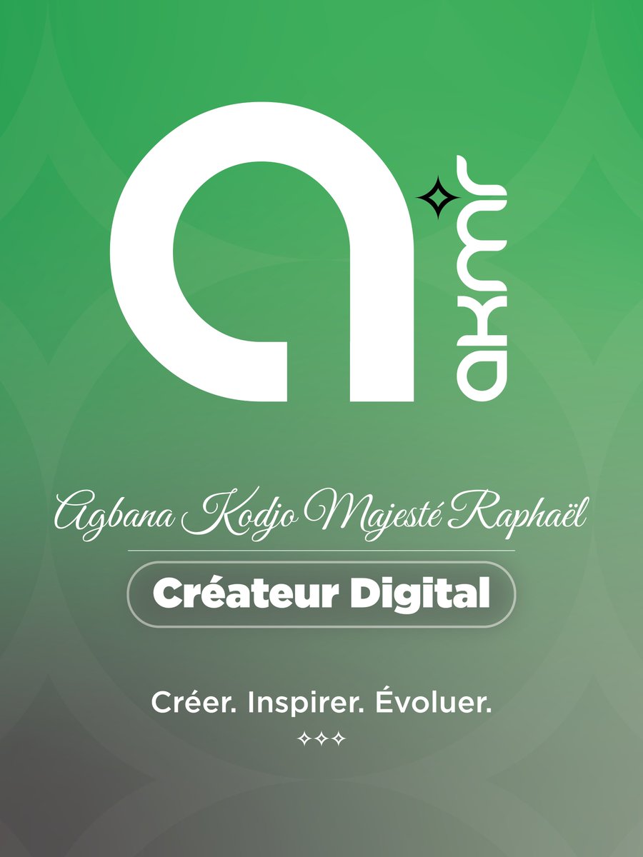 Agbana K. Majesté Raphaël tweet media