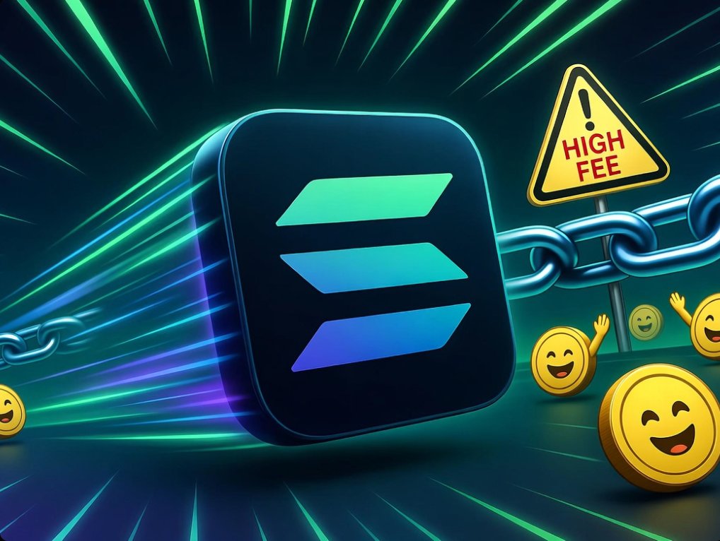 Crypto_Reg_UK's tweet photo. Forget high fees – Solana delivers speed for meme coin pumps. The future of decentralized fun is here. Don't miss out! #SOLArmy #Solana https://t.co/YUoqXS6ZW9