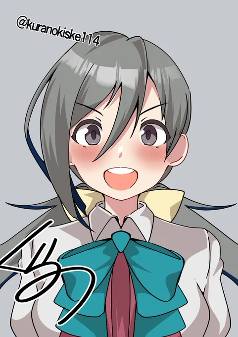 戦艦になることを一1ミリも疑ってない清霜ちゃん #艦これ版深夜の真剣お絵描き60分一本勝負 #艦これ版真剣お絵描き60分一本勝負_20260301