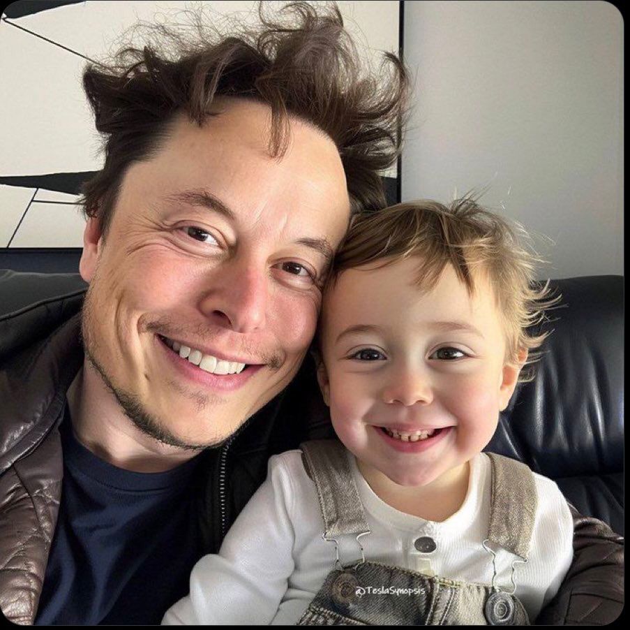 FanaticElon's tweet photo. Be honest 

Do you enjoy seeing me and my son ?

A. Yes 
B. No https://t.co/M4eodYB92Z