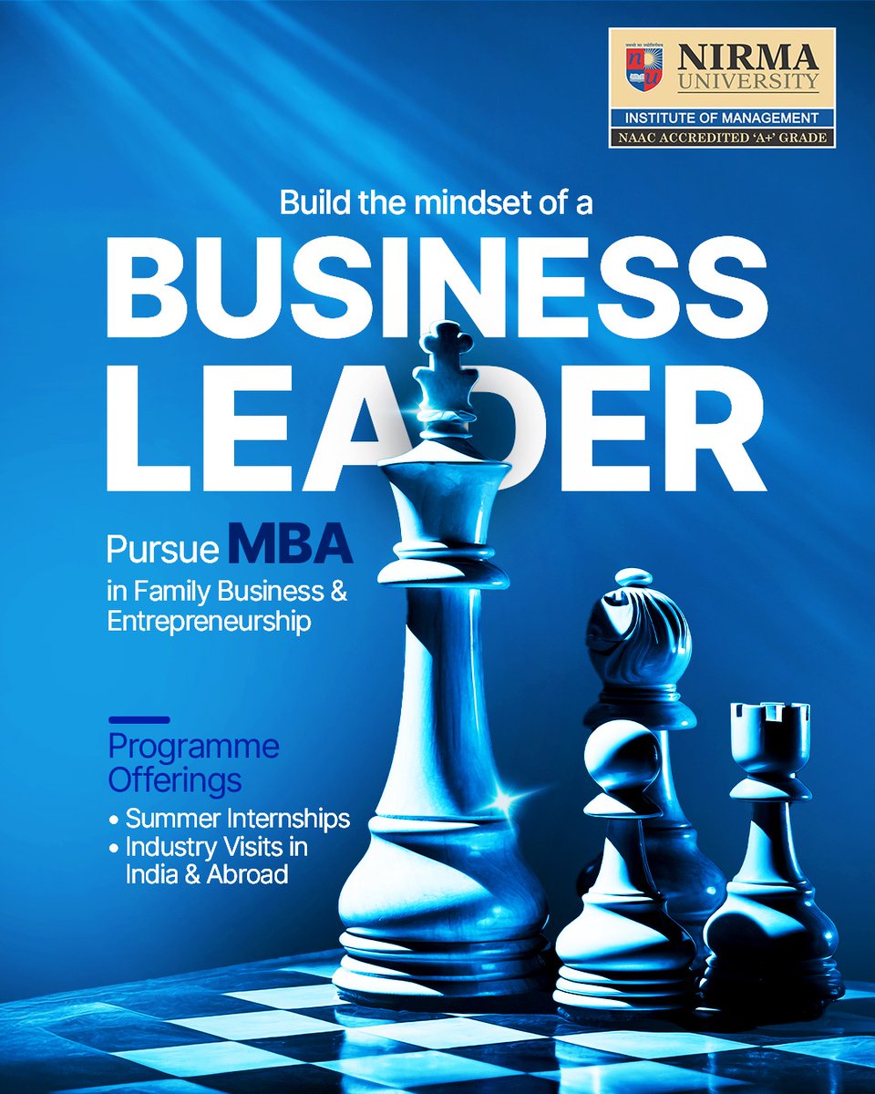 Institute of Management, Nirma University, Ahmd tweet media