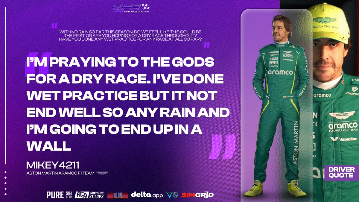 OneHubRacing's tweet image. STANDOUT STATEMENT  💬

Highlights from Media Night ahead of the race today 🏁

P1 Tier: @SenChen0907
P2 Tier: @LukeDolan16
P3 Tier: Mikey4211
P4 Tier: jamiemet92

#RaceDay #Interviews