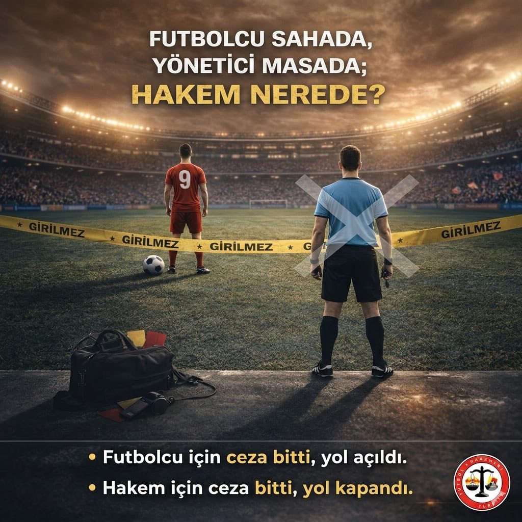 Futbol Hakemleri için ADALET tweet media