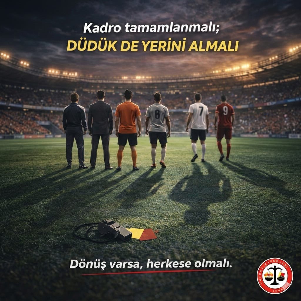 Futbol Hakemleri için ADALET tweet media