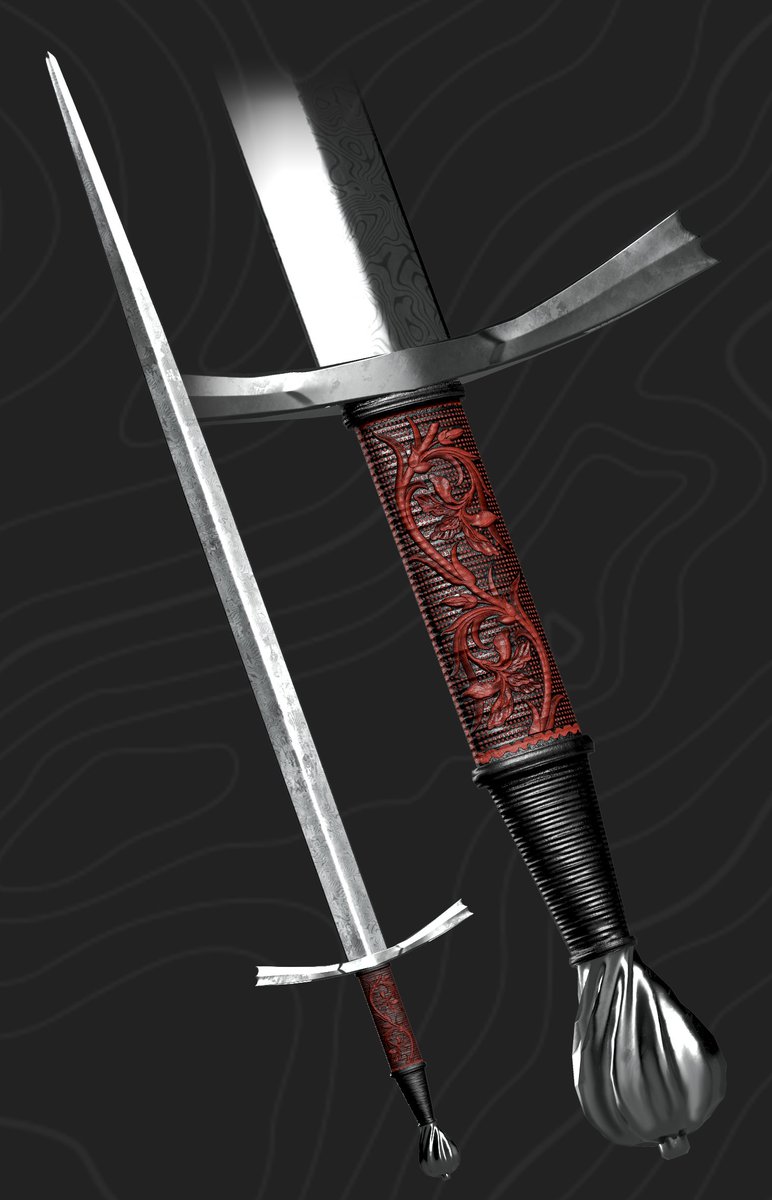 vash3d's tweet photo. 15th Century Sword
(972 tris)

#blender3d #substancepainter https://t.co/1y33K4ZSSC