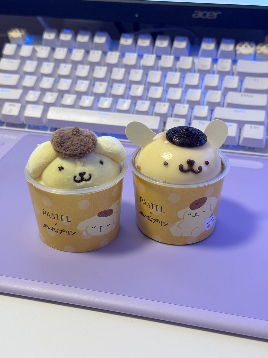 rin_ri666's tweet image. どうやってどれが本物か分かるの？！
全然わからない
#ポムポムプリン　#pastel