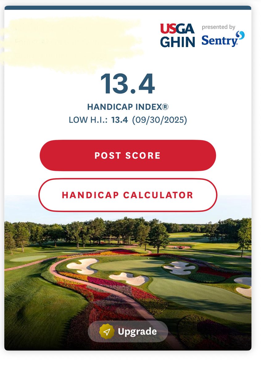 toniggerard's tweet photo. Getting this puppy to #singledigits this year. Enough lollygagging around. #golf https://t.co/0j84uMrYGn