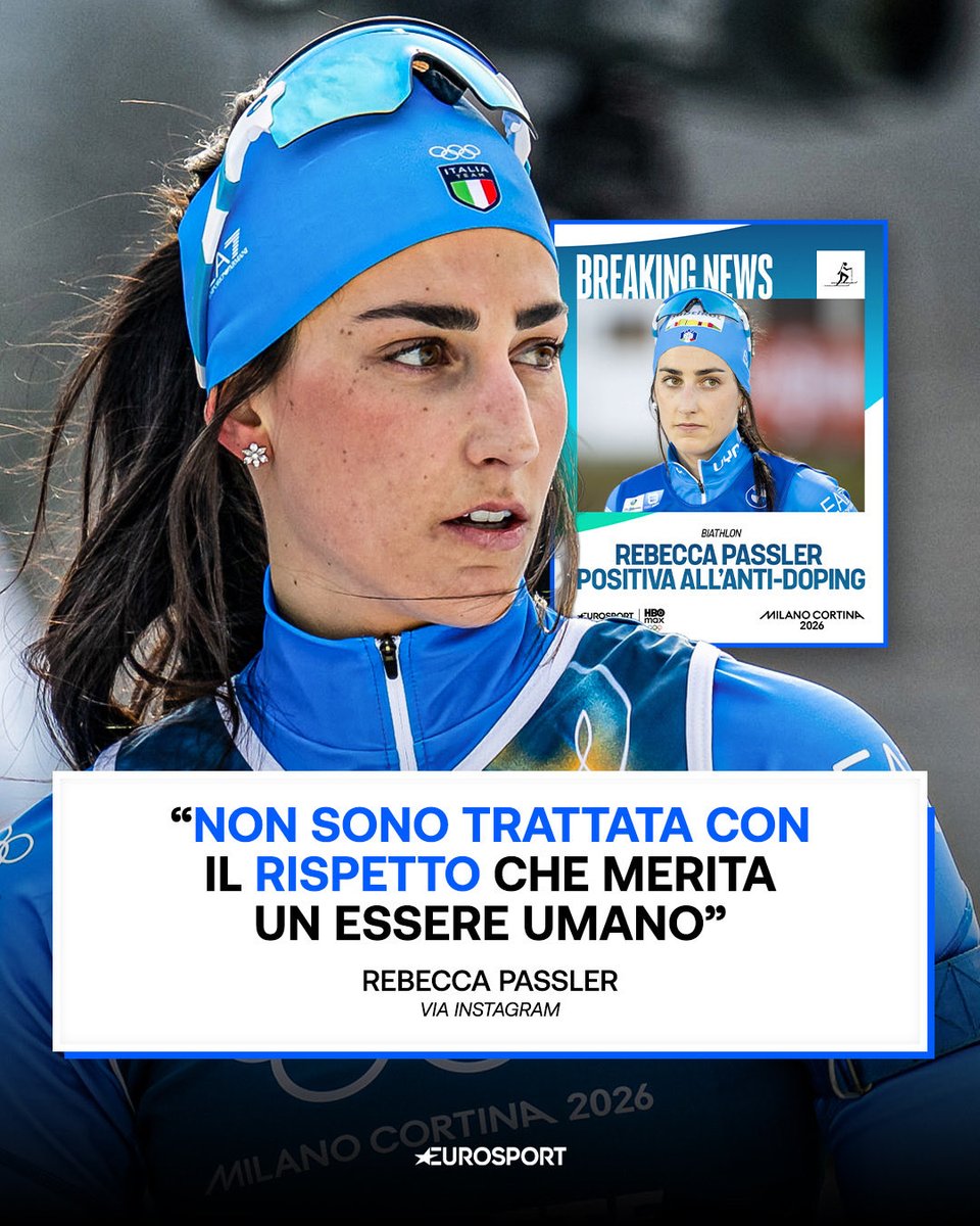 Eurosport_IT's tweet photo. Rebecca, dopo la vicenda che l’ha vista protagonista, si sfoga togliendosi qualche sassolino 👀🗣️

#Biathlon #Passler https://t.co/RrXZGGnF4x
