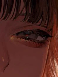 初心に戻って描くって本当に大事… 楽しく描いてた頃の絵(右)を参考にするとすごく楽しいわ… 特に目の下の二重線とか