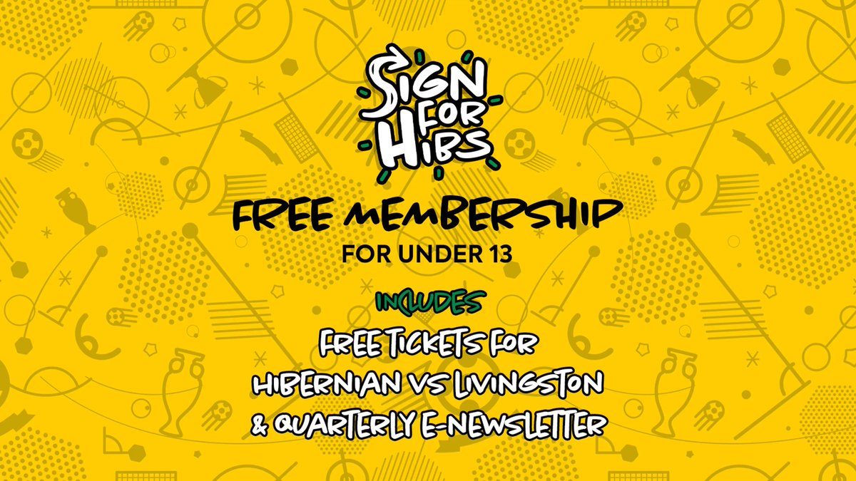 HibernianFC's tweet photo. Our ‘Sign For Hibs’ membership returns for young Hibs supporters this season.  

The free membership is designed to bring young Hibs fans closer to the Club and give them an opportunity to attend matches at Easter Road for free.  

🔗 https://t.co/b6ogMjayxJ https://t.co/5C2lZAZ6u8