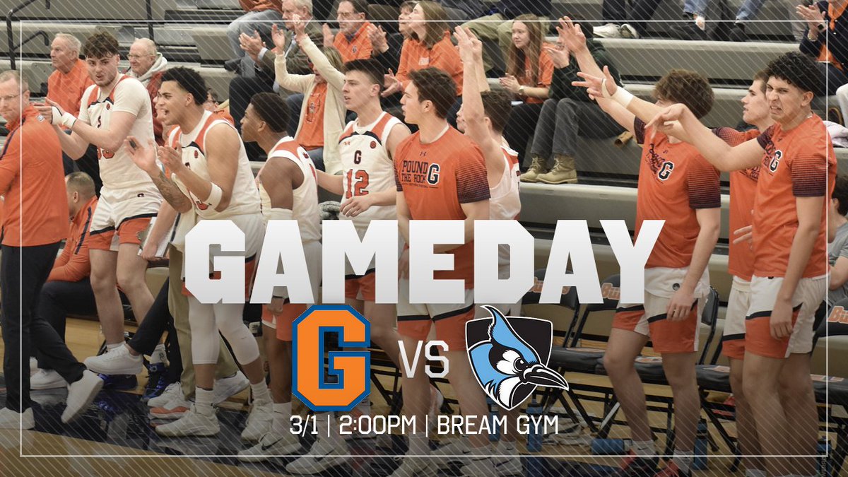 GburgMBB's tweet image. GAMEDAY!

Playoff continues as we host the Blue Jays of Johns Hopkins for the Centennial Conference Championship at 2pm!

Please come out so we can pack Bream Gymnasium!

centennialconference.tv/gettysburgbull…

#GoBullets