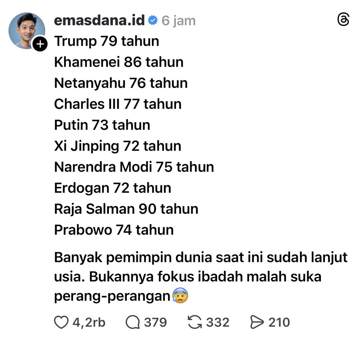 sosmed keras tweet media