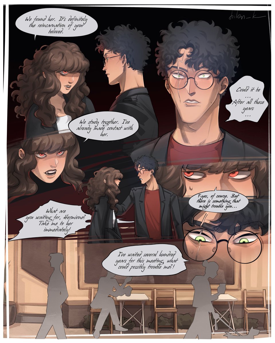 Hilen_Kychiki's tweet photo. #hpdm #drarry #harrypotter #dracoxharry #dracomalfoy
Full AU Drarry comic based on the film "Dracula: A Love Story"
 I would appreciate your comments🫶
1-4⬇️
(ENG) https://t.co/PiShECjibn